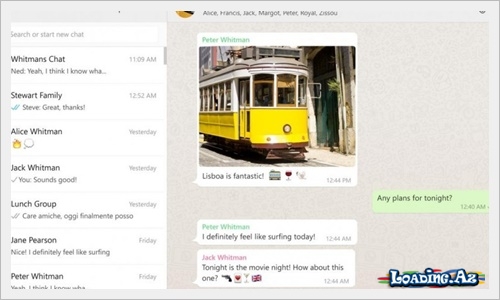 “Whatsapp”-ın kompüter versiyasına böyük yenilik əlavə edib! - LoaDinG.Az
