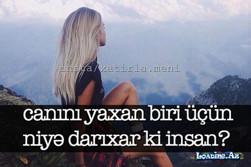 Onlar Bilmirlər ki...