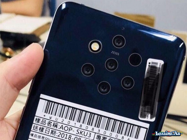 5 arxa kameraya sahib Nokia modelinin adı məlum oldu