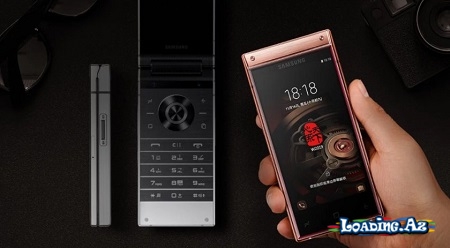 Samsung şirkəti rəsmi olaraq qapaqlı W2019 flaqman smrtfonunu təqdim edib
