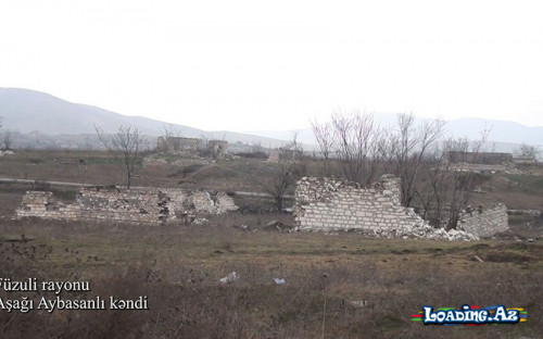 Füzulinin Aşağı Aybasanlı kəndindən videogörüntülər - LoaDinG.Az