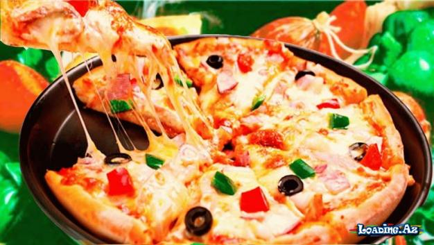 Tavada 15 dəqiqə pizza