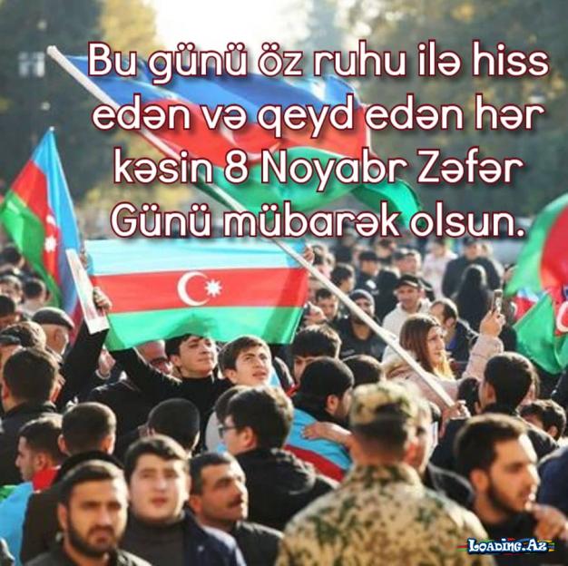 Vətən müqəddəsdir. Vazkeçilməzdir. 8 Noyabr Zəfər Gününüz mübarək.