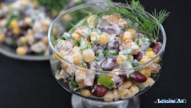 30 Dəqiqəyə Dadlı Suxarili Salat