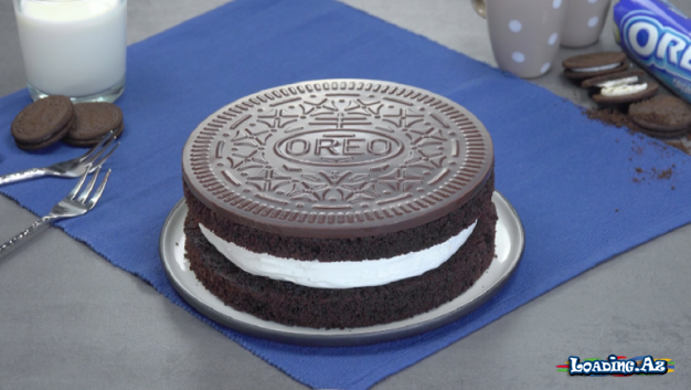 Dadı Və Görünüşüylə Qəlbinizi Fəth Edəcək Şokoladlı “Oreo” Tortu
