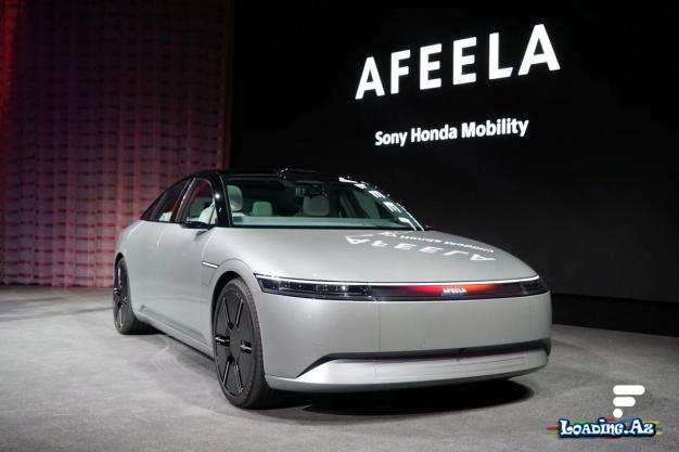 Sony və Honda-nın birgə yaratmış olduqları ilk elektromobilin prototipi sərgilənib - LoaDinG.Az