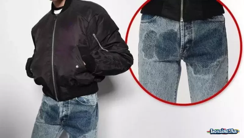 Moda dünyası bir-birinə dəydi  - Ləkəli şalvar... - LoaDinG.Az