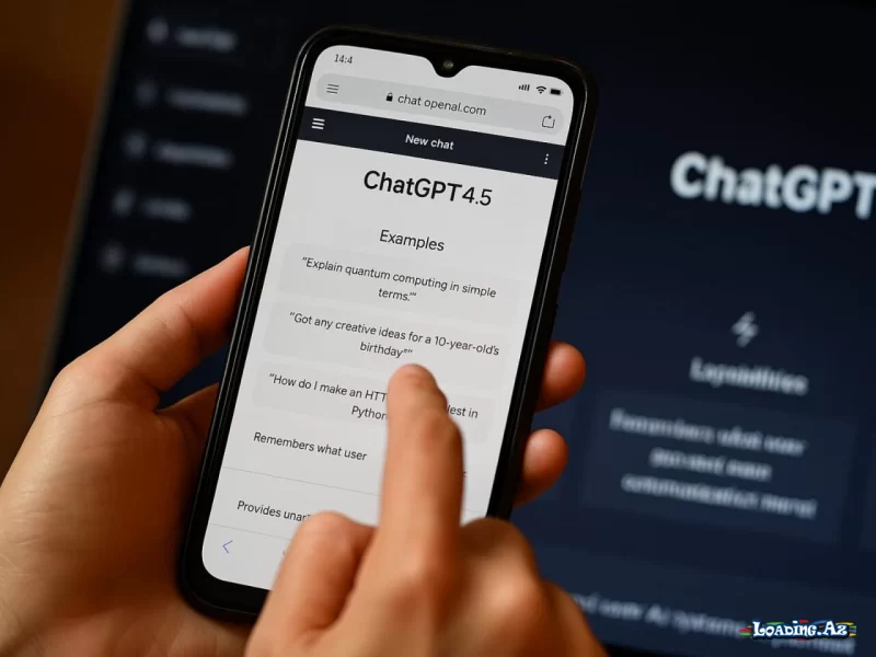 ChatGPT yeniləndi - İnsan kimi düşünəcək - LoaDinG.Az
