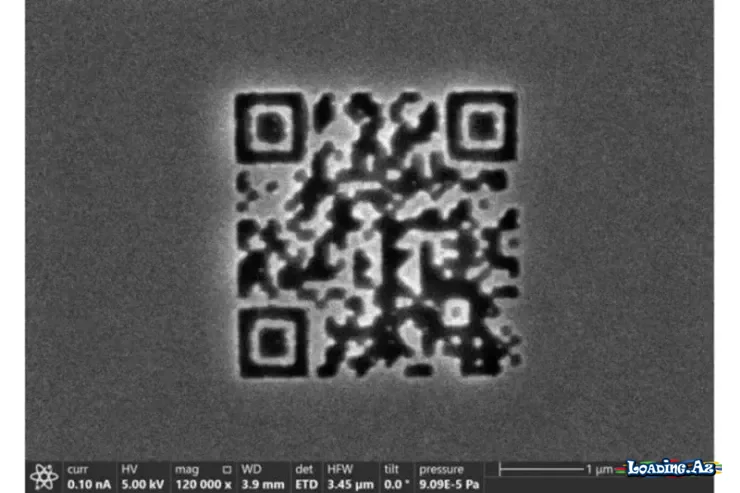 Dünyanın ən kiçik QR kodu hazırlandı - Bakteriyalardan da kiçikdir