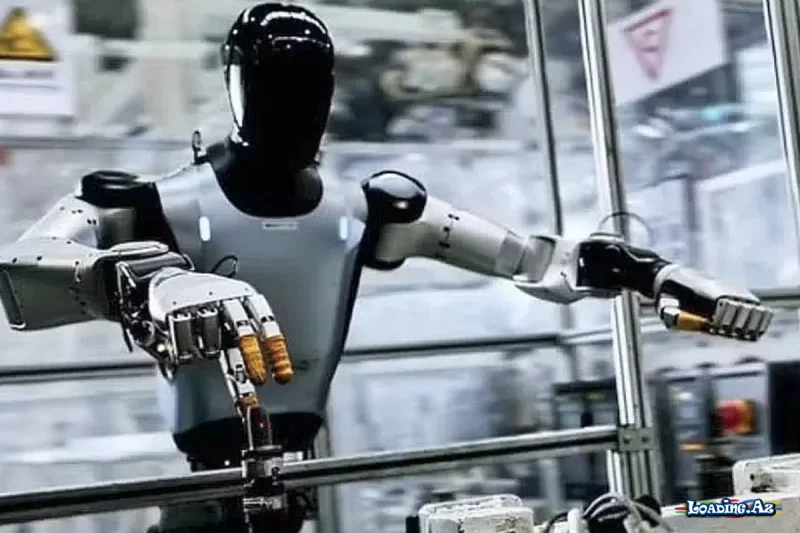 "Xiaomi" elektromobil istehsalı zavodunda humanoid robotdan istifadə edib - LoaDinG.Az
