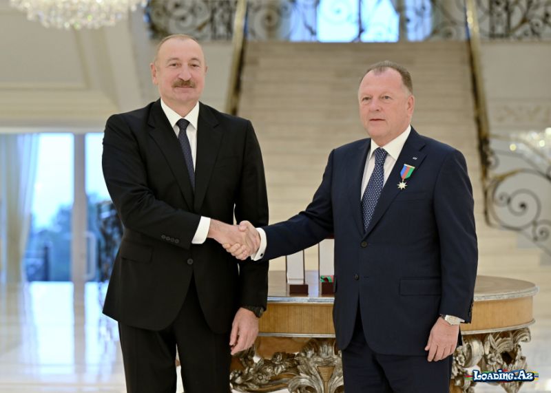 İlham Əliyev Beynəlxalq Cüdo Federasiyasının prezidentini qəbul etdi - FOTO - LoaDinG.Az