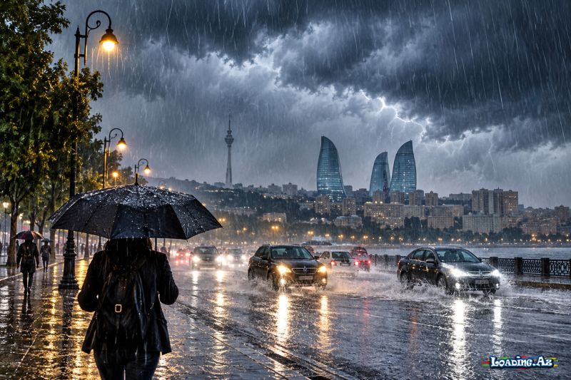 Yağıntılı havanın nə vaxtadək davam edəcək? - LoaDinG.Az